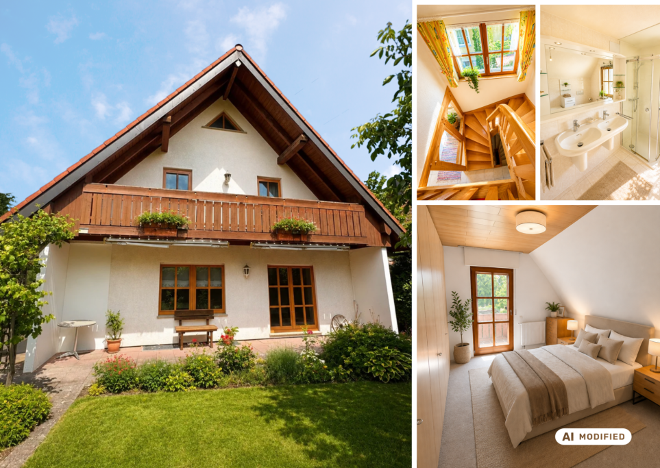 Elegantes Einfamilienhaus mit Gartenidylle