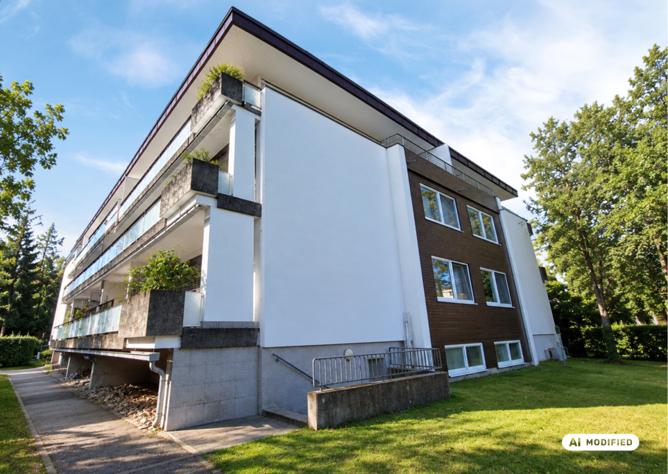 Vermietete 2-Zimmer-Wohnung mit Balkon in der August-Exter-Villenkolonie II